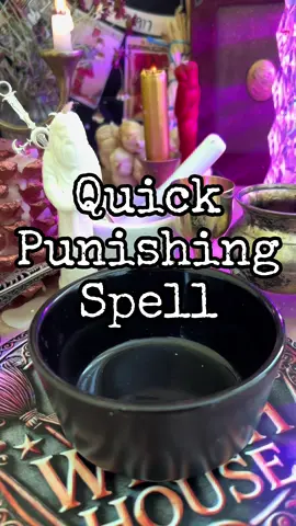QUICK PUNISHING SPELL FOR YOU🔮🖤 #witchtok #witchesoftiktok #greenwitch #paganwitch #thegreenwitch #witchyvibes #witchcraft #ukrainianwitch #pagan #pagantok #manifestingmethods #magicspells #witchy #spells #spelling #manifestationmethod  #justicespell 