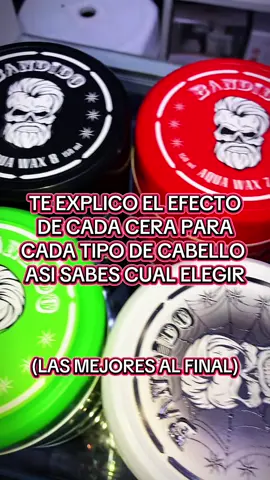 CERAS BANDIDOS CADA FUNCIÓN Y CADA EFECTO #bandido #ceras #fijadoras #barber #barbershop #barberias #barbers 