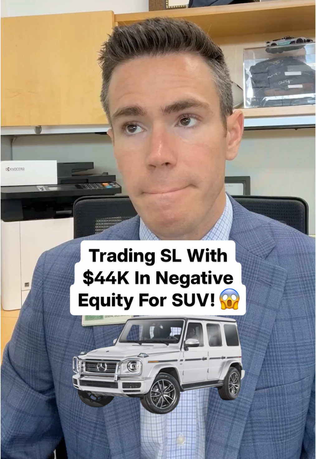 Trading an SL with $44K in negative equity for a G 550? Time to crunch the numbers and see what shakes out. #mercedes #cartrade #carappraisal #glecoupe #slmodel