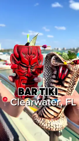 📍Bar Tiki, Clearwater, FL  Sippin’ under the sun☀️, snackin’ under the stars ⭐️ — Bar Tiki is your rooftop escape. 🌋Volcano Bowl  Island rums, tropical juices, and a fiery kick. Made to share if you dare  🐍Queen Cobra - Bold and smooth with exotic fruit liqueurs and a bite that sneaks up on you. 👺Curse of Ulupoka - Dark rum, citrus, and a pomegranate. Mysterious and dangerously good. 👯‍♀️ Lively Ladies - Pineapple spice and everything nice. 🦐 Shrimp & Snapper Ceviche - Fresh snapper and shrimp marinated in bright lime juice, tossed with cilantro, serrano chile, red onion, creamy avocado, and sweet mandarin oranges. Served with crispy taro chips for the perfect crunch. 🍢 Pu Pu Platter - A tropical trio of crispy spring rolls, juicy mojo chicken skewers, and golden coconut shrimp. A little bit of everything to get the party started. 🍍 Hawaiian Flatbread - A sweet and savory island classic—pineapple, smoky ham, melted mozzarella, and red onions on a crispy flatbread crust. Tropical cocktails, island bites, and unbeatable views. Let the good vibes pour. #eatlocal #floridafoodie #localbusiness #clearwaterbeach 