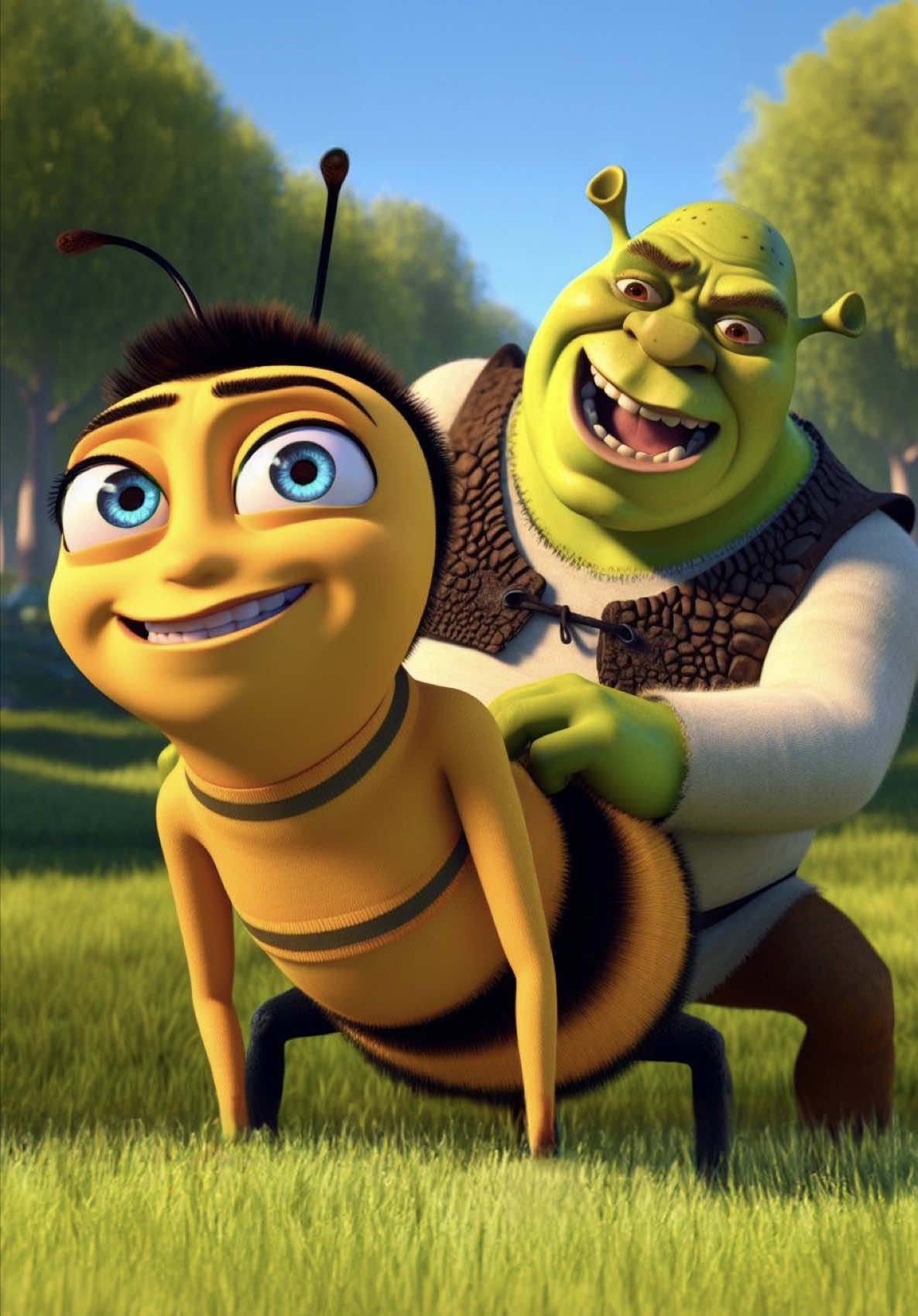 It’s all Ogre now #shrek #thebeemovie #weirdpets #cursed  