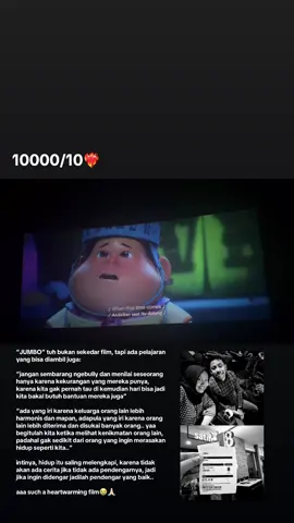 terimakasih seniman indonesia atas film animasinya🙏🏻 worth to watch! #filmjumbo  #jumbo  #filmindonesia  #nontonbareng  #bioskop  #bioskopindonesia 