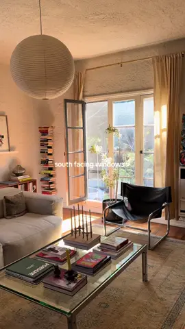 Can’t talk I’m enjoying my south facing light 😉  #losangelesapartment #noguchi #homedecor #midcenturymodern #bauhaus #livingroom #livingroommakeover #interiordesign 