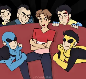 I WANT MUTUALS WHO ALSO POST INVINCIBLE FANART !!  william and some of the variants, i did this in one hour so it’s mega rushed and simple, i just wanted to animate smth related to invincible bc it’s my biggest interest rn, hopefully this reachs the good part of the fandom lol . #invincible #imisswilliam #markgrayson #williaminvincible #mohawkmark #sinistermark #edit #animation #gay 