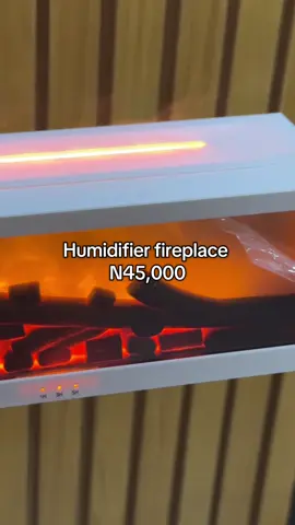 Fireplace humidifier ✨Unique, bold ,big and beautiful design of humidifier with a twist of fireplace ✨Comes with remote ✨Price: 45,000 To place your order kindly Dm or WhatsApp 08163845702 Nationwide delivery 🚚 (takes 2-3 days outside Lagos and 1-2 days within Lagos)