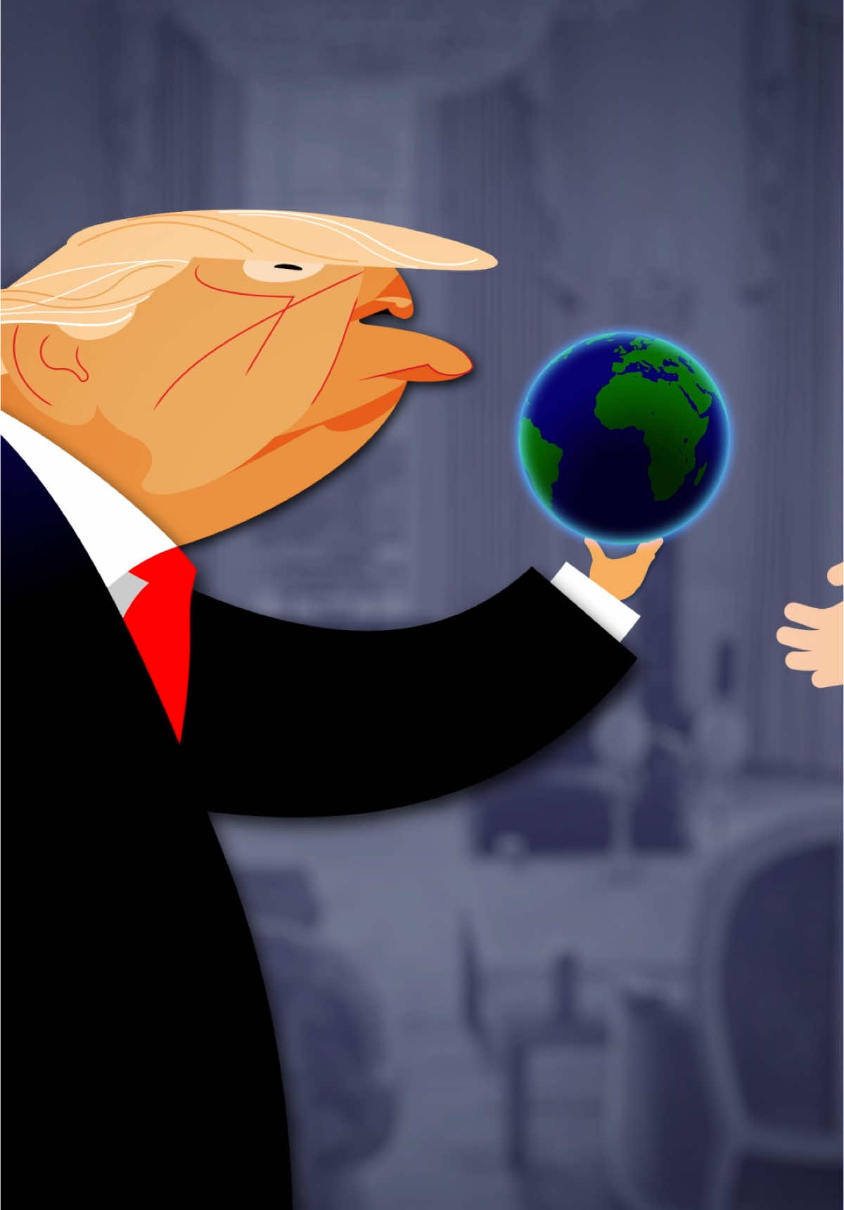 Idiocracy US President Donald Trump starts a tariff war with the rest of the world, creating the risk of a worldwide economic recession and causing global losses of 10 trillion dollars, equivalent to more than half of the GDP of the European Union. Animated cartoon produced, directed and animated by André Carrilho for Spam Cartoon/@RTP ; sound by Philippe Lenzini.