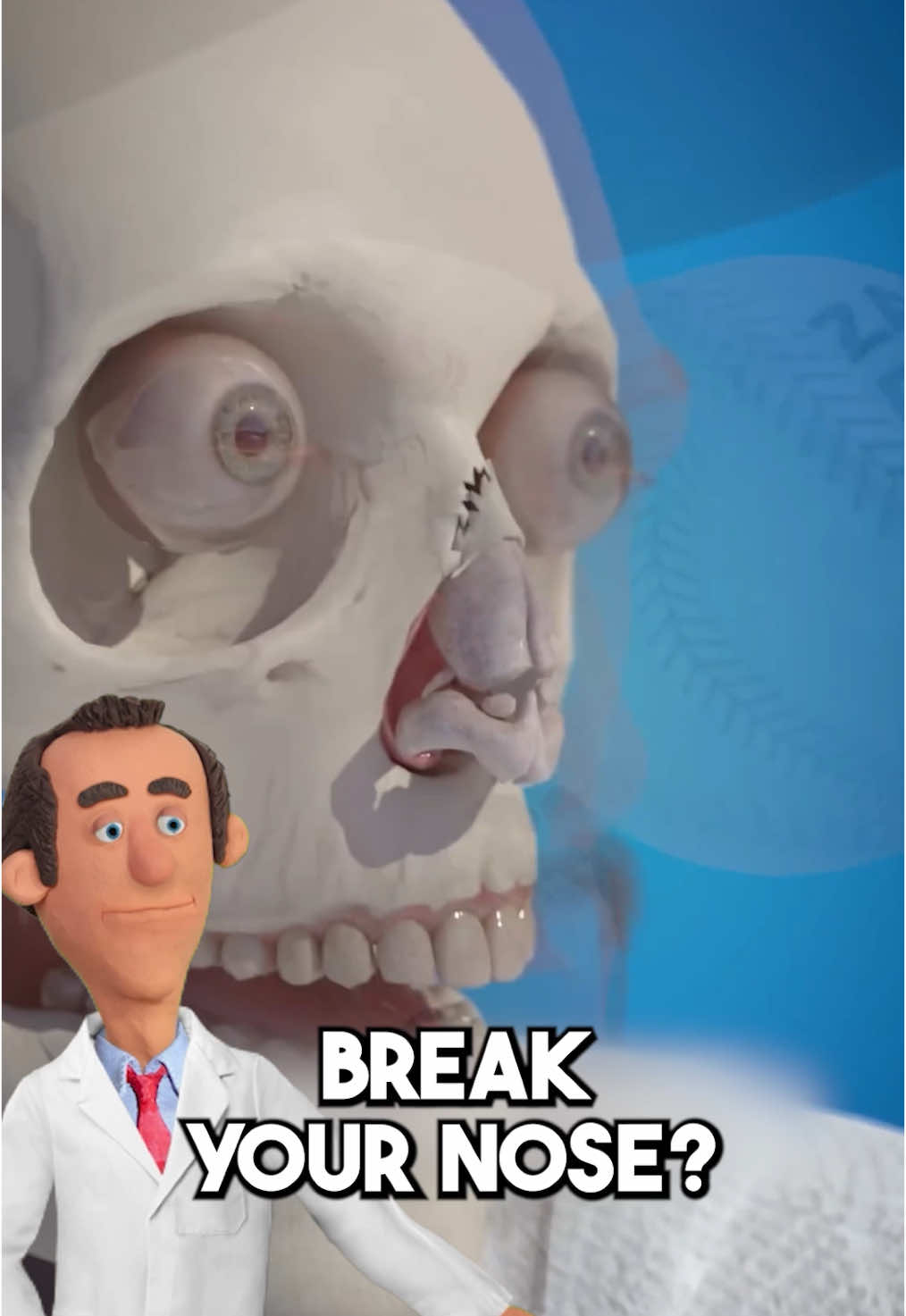 Broken nose.. #doctor 