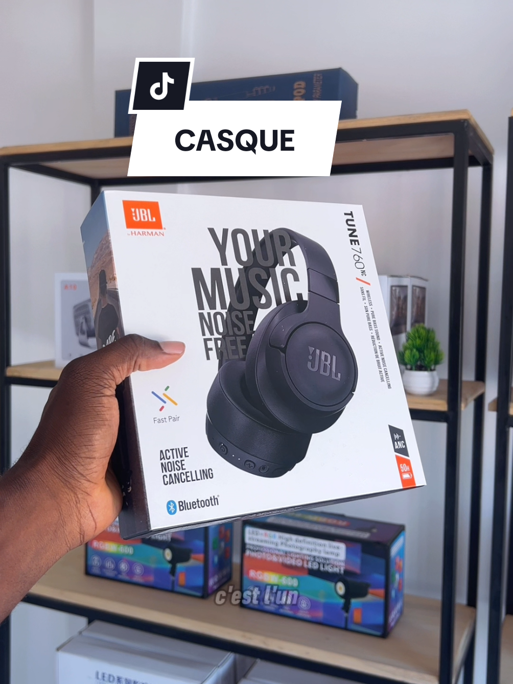 Casque JBL TUNE 760NC  25 000 Fr Avec Réduction de Bruit  PURE BASS #casque #casquebluetooth #casquejbl #jbl #jbltune760nc #headphones 