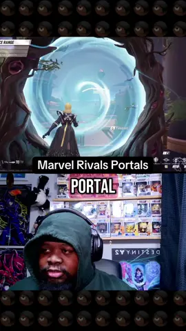 I think the portals in Marvel Rivals are broken 😅 #marvel #marvelrivals #gaming #fyp #skyrim 