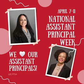 It's National Assistant Principal Week! We love all of our APs and are grateful for everything you do for our students and the LEE Cluster and Community!  #GoVols #RootEdNEISD #RootEdLEE #nationalassistantprincipalsweek 