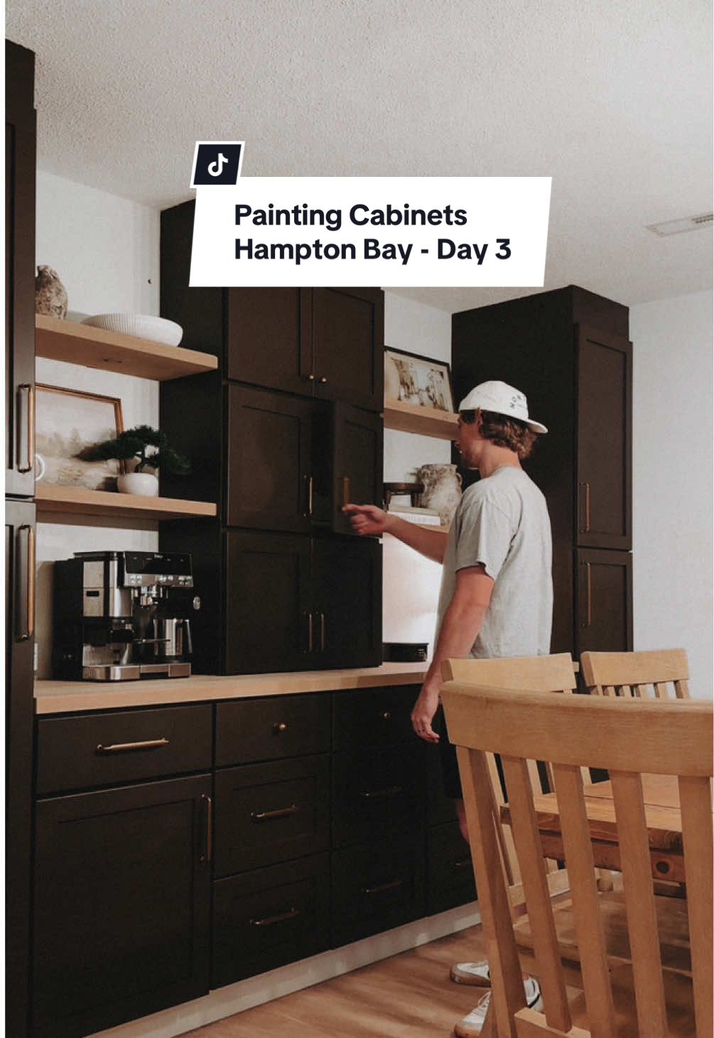 Did we make the right choice by painting it? The cabinets are Hampton Bay RTA cabinets from Home Depot for everyone asking!