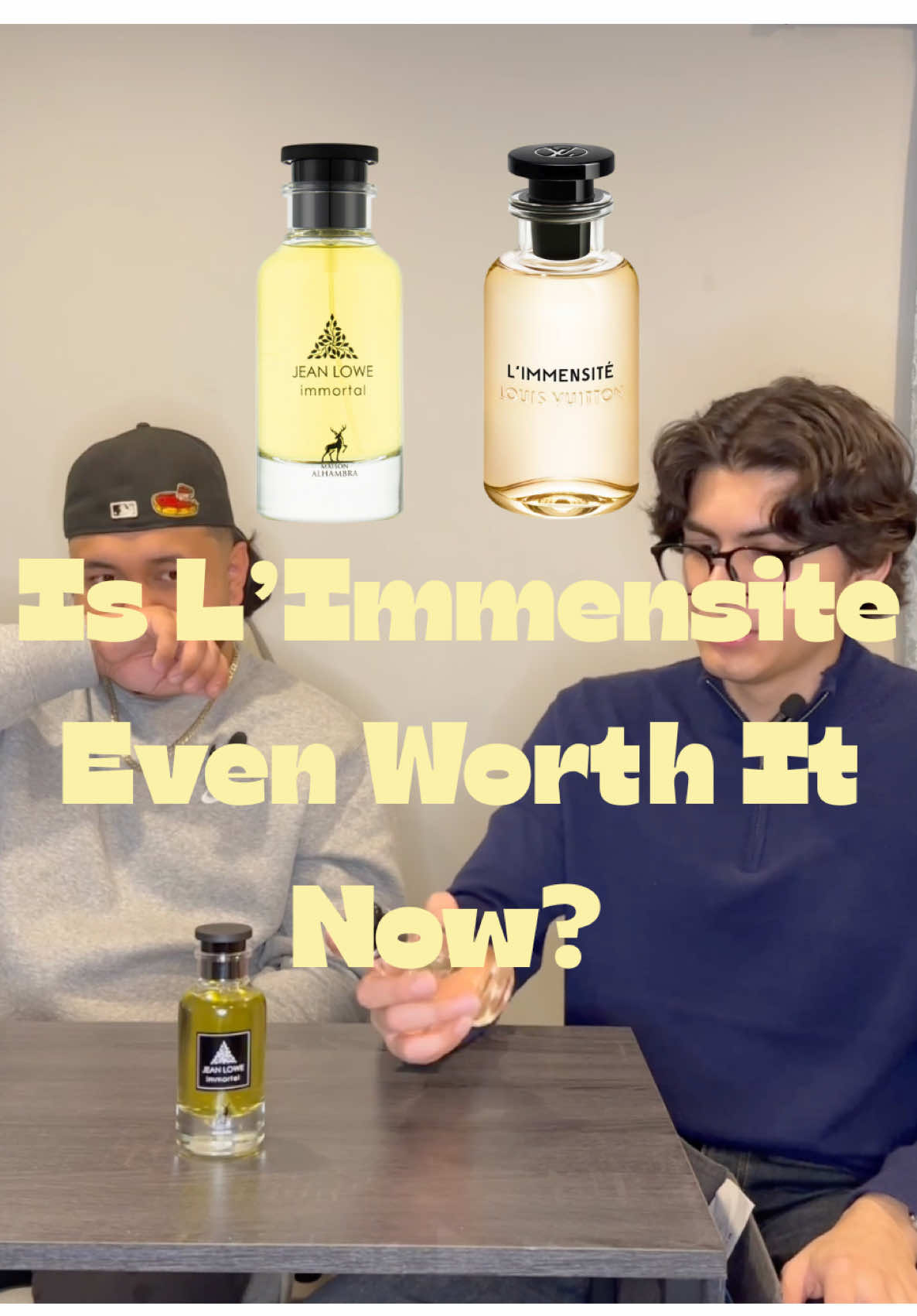 Jean Lowe Immortel is pretty much L’Immensite without the high price  #JeanLoweImmortel #MaisonAlhambra #LVLImmensite #LouisVuitton #FreshFragrance #limmensite #DailyScent #MensFragrance #FragranceTok #PerfumeTok  #SmellGoodFeelGood #FragranceReview 