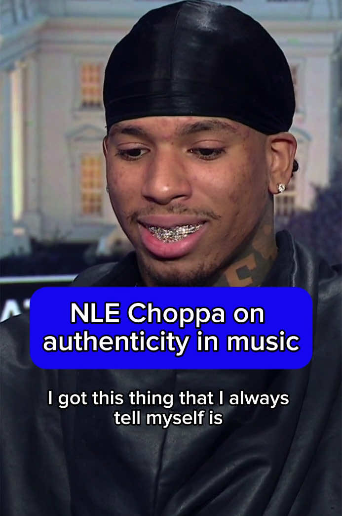 Bars… Artist NLE Choppa on authenticity in music.  @NLE choppa 💜  #nlechoppa 