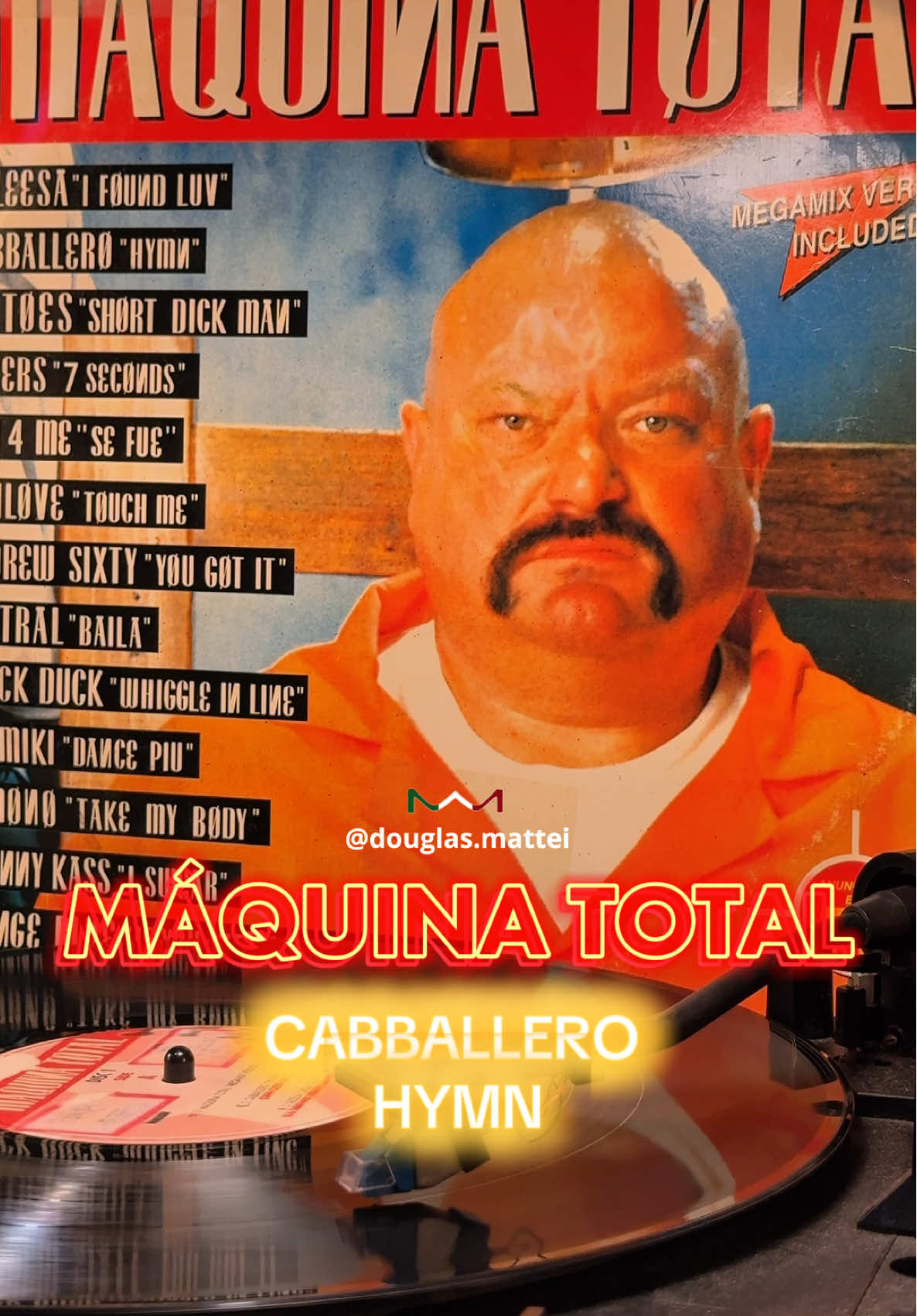 MÁQUINA TOTAL  VINYL DUPLO - MEGAMIX VERSION  CABBALLERO - HYMN  #maquinatotal #dancemusic #musicaeletronica #800millionlikes #fyp #trendingvideo #trendingsong #foryoupage #seguidores #segue #sucesso #anos90 #nostalgia #saudades #dancer 800 million likes  #creatorsearchinsights #million 