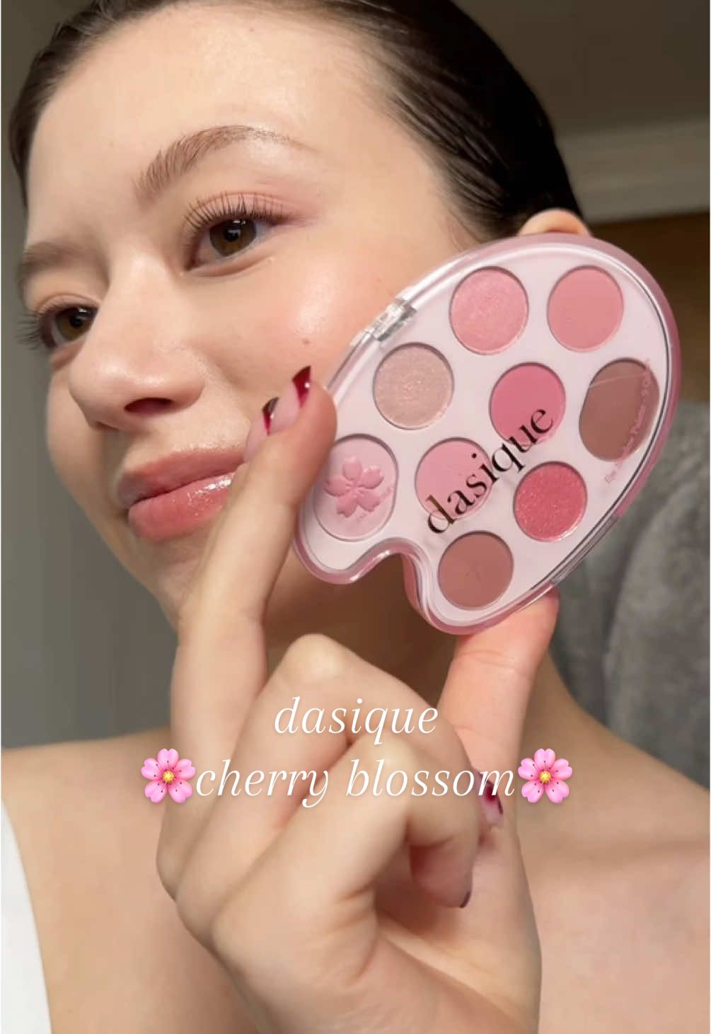 デイシックでシンプルな花見メイク🌸　#fyp #メイク #dasique #gifted 