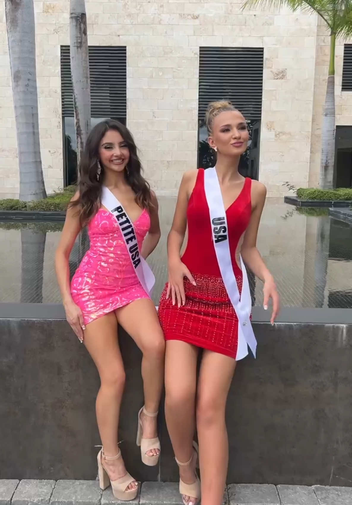Barbie mode is active! Plastic? No….we’re fantastic!! 💖💖👑 ! @Miss Teen Universe #teenuniversepetite #teenuniverse #teamusa 🇺🇸🇺🇸