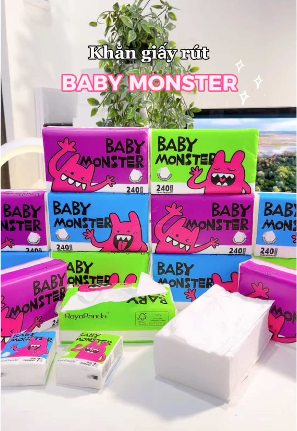 Giấy rút tiện lợi dùng oki giá hạt rẻ 💕 #giayan #giayrut #babymonster #khangiayrut #khangiaytienloi #unboxing #thinhhanh #xuhuong #viral #hot #hottrend 