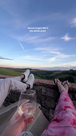 grateful for warm sunsets, good wine, and love that feels easy 🤍  #tuscany #italytravel #traveltok #coupleswhotravel  #pinterestaesthetic  #romantictravel #softera  #europeansummer #italiansummer  #corememories #travelmoments