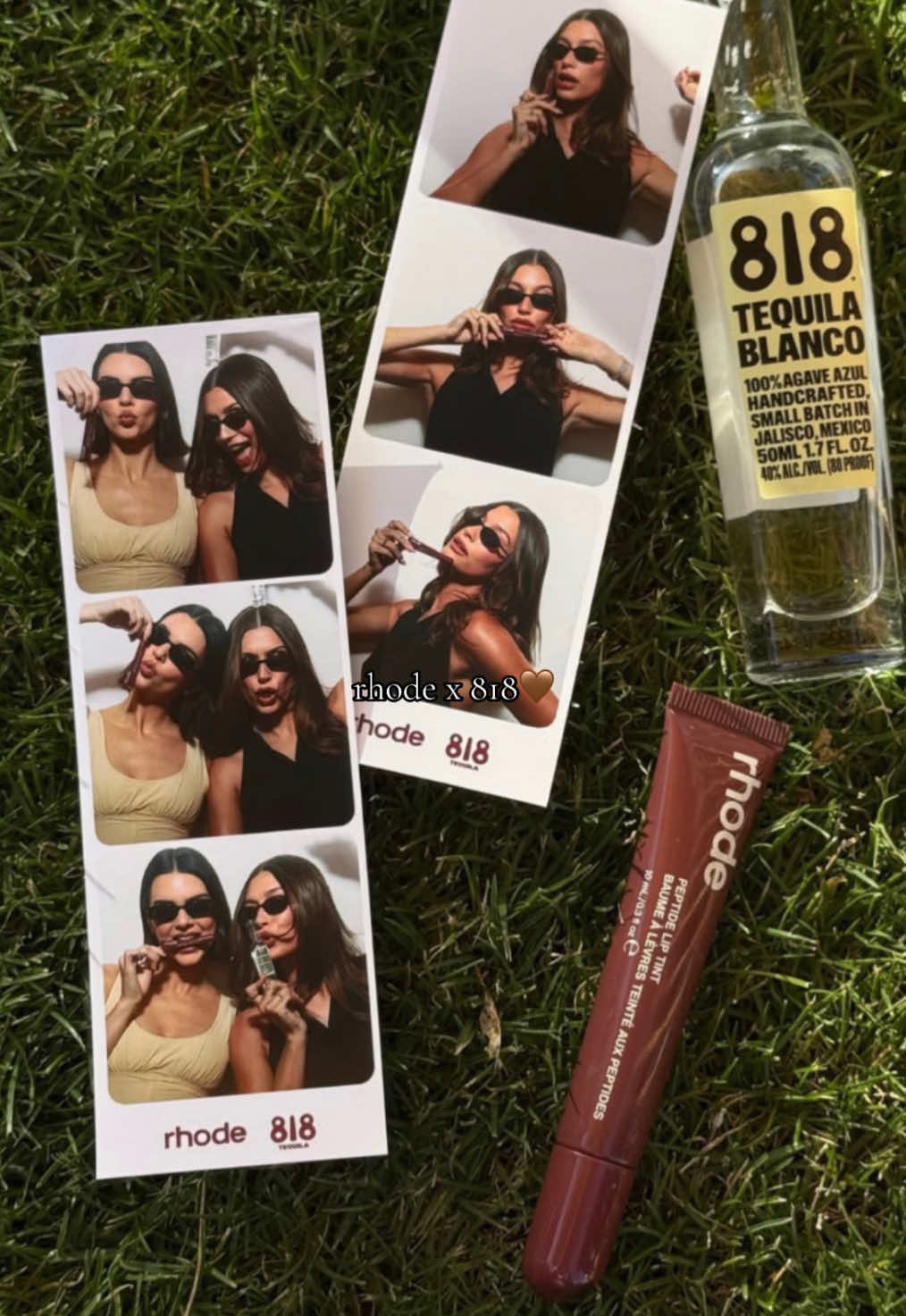 RHODE x 818 are besties💋  #coachella #haileybieber #kendalljenner #drink818 @rhode skin 