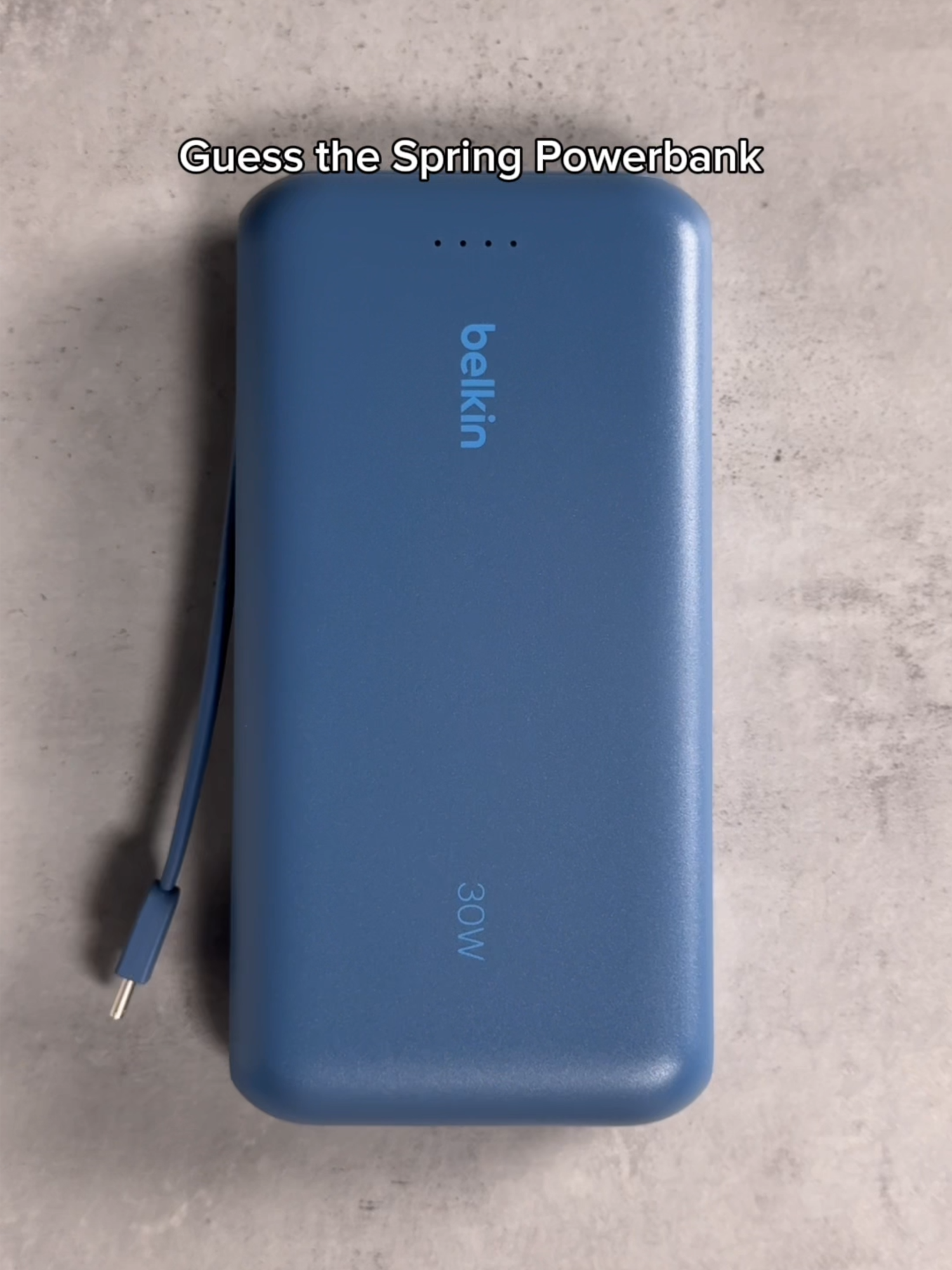 Did you guess correctly? 🎯 Check out the specs for our Spring MVP (Most Valuable Powerbank): ✅ Up to 30W fast charging via built-in USB-C® cable ✅ USB-C + USB-A port to charge 3 devices at once ✅ Slim, lightweight design fits in your bag—no extra cords needed Power up on-the-go with the BoostCharge Power Bank 20K with Integrated Cable, available now! #Belkin #PowerBank #TechEssentials #FastCharge #EverydayCarry #BoostCharge
