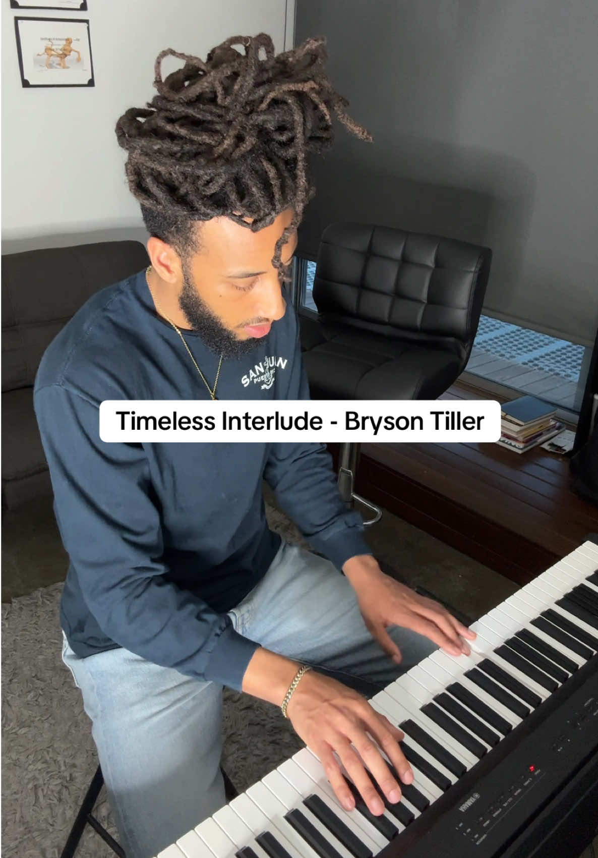 Timeless Interlude @Bryson Tiller 🎹#pianocover #pianotok #piano #brysontiller 