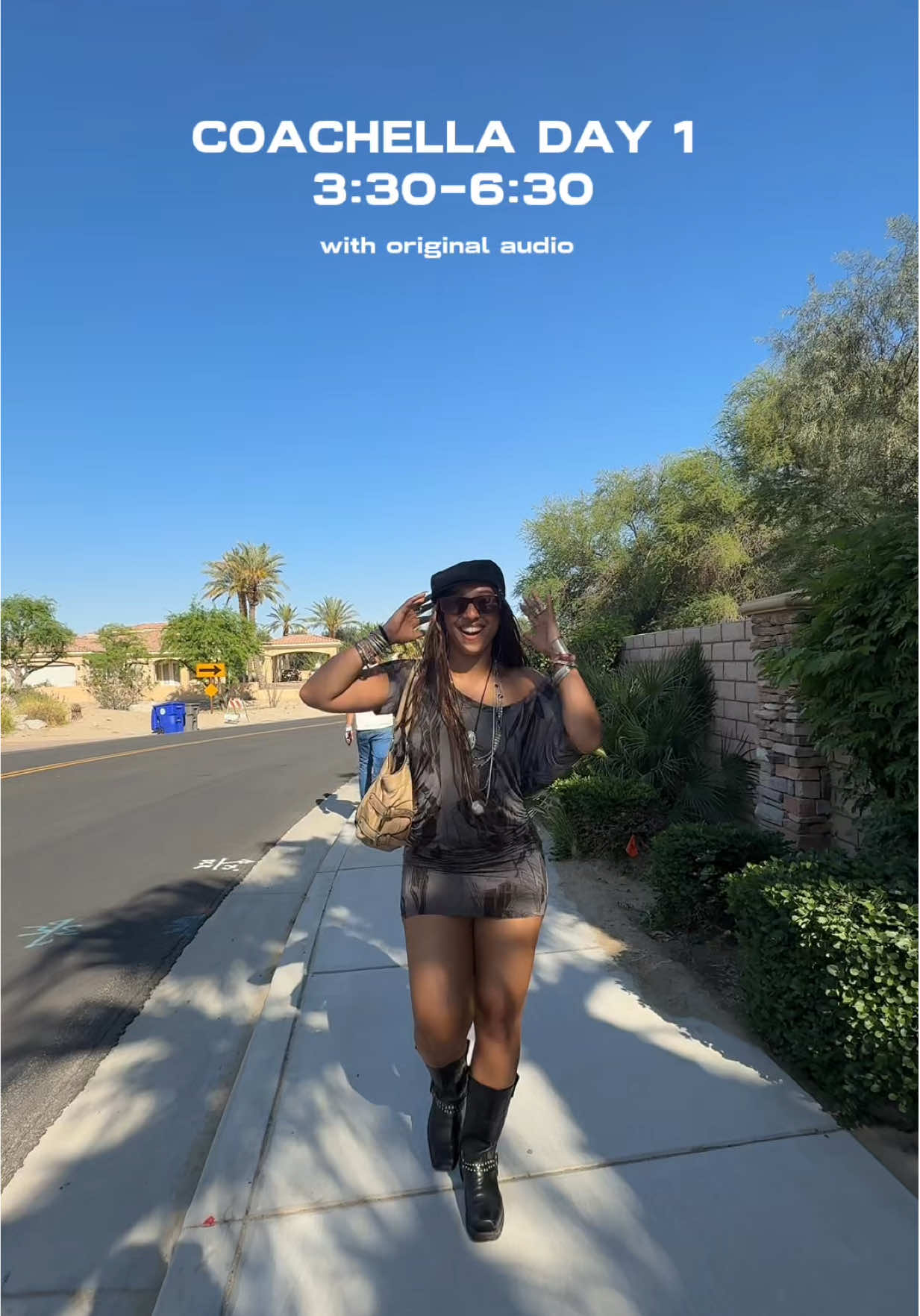 is this a good time to say I’m only doing events this weekend heheheheh we’ll see maybe we’ll end up at the actual festival.😝😝😝😝 #coachella 