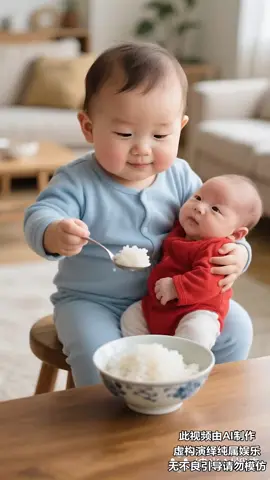 I'm helping my brother ❤️#fyppppppppppppppppppppppp #funnyvid #aicontent 