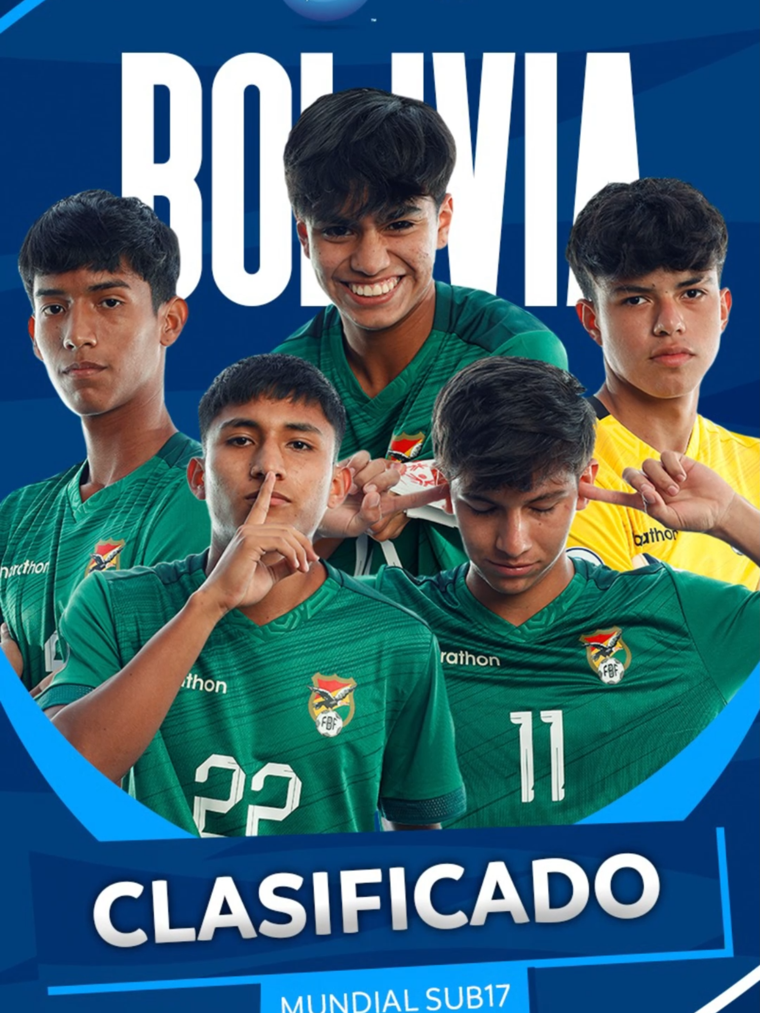 Bolivia Sub 17 rumbo al Mundial de Qatar 🙌✨ #Qatar2025 #Bolivia #Comebol #MundialSub17