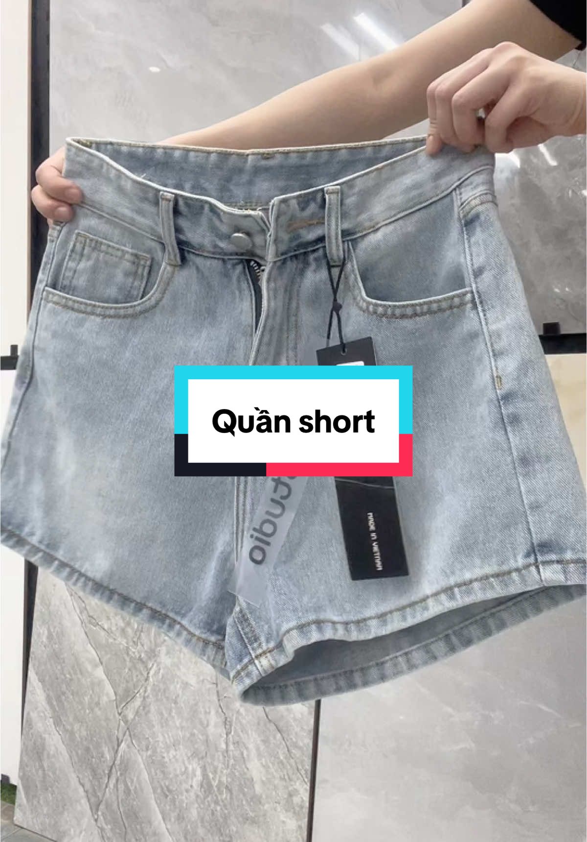 Quần short cạp cao tôn dáng #xuhuong #quanxinh #quanjean #phoidoxinh 