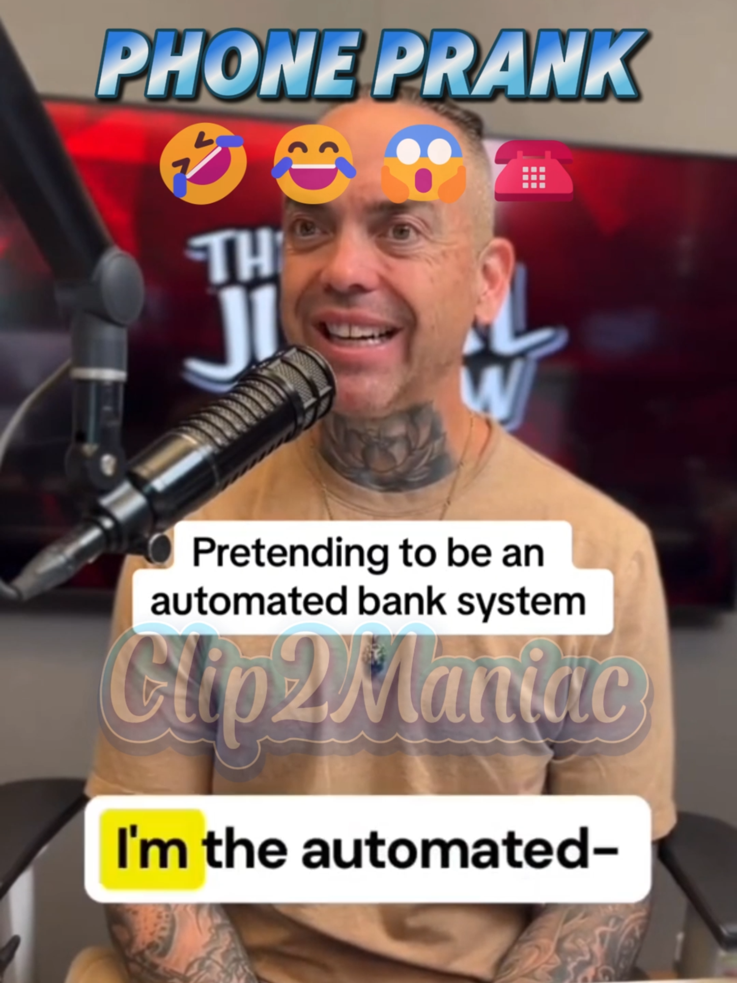 Phone Prank: Gary the Automated Bank System 🏦🤖😱🤣#AutomatedSystem #phoneprank #jubalshow #radioshow #podcast