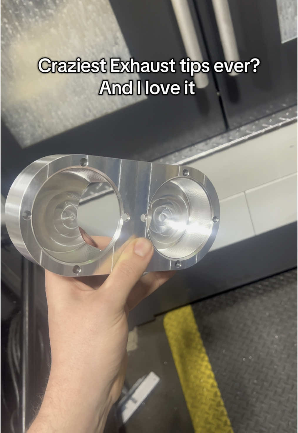 Holy grail of exhaust tips! #bmw #e36 #cars #gmw #fabrication #custom #tubechassis #ls #automotive #exhaust #machining 