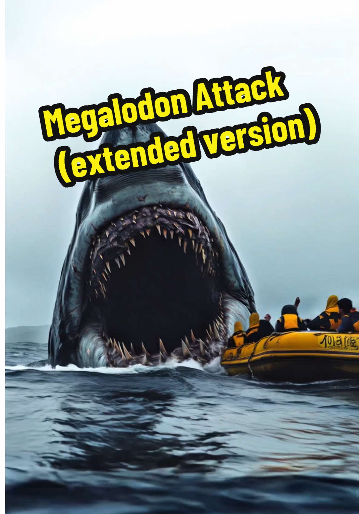 (Extended version) 🌊🐋 Brace yourselves for the ultimate adventure tale from the sparkling coasts of Mexico! Imagine a serene day on the turquoise sea suddenly transformed into a scene straight out of a blockbuster, as a colossal megalodon emerges from the deep, its massive jaws snapping, sending shockwaves through the tranquil waters! 😱🚤 The tourist boat, once a symbol of carefree exploration, becomes a stage for an epic showdown between nature’s ancient might and human curiosity. Amidst the chaos, passengers gasp and cheer, capturing every heart-pounding moment on their cameras 📸😮, while the mesmeric Mexican sunset paints the sky in fiery oranges and pinks 🌅🔥, contrasting sharply with the dark, looming shadow of the sea monster! 🦈⚡ Every splash of water and flash of sunlight creates an unforgettable mosaic of adrenaline, mystery, and raw power, a reminder of our fragile existence in the face of nature’s awe-inspiring forces! 🌪️🌟 Get ready to dive into a story where legends come to life and every heartbeat echoes the thrill of defying the unimaginable! 🌊🚀 ⸻ DISCLAIMER: This video was made with AI for entertainment purposes only! 😄✨ Our page is all about fun, creativity, and wild imagination — don’t worry, no tourists (or megalodons) were harmed in the making! 💻🦈 #fyp #Megalodon #OceanMystery #DeepSeaTerror #SharkEncounter #UnderwaterHorror #MythicalMonsters #GiantShark #ScaryTok #seacreatures #AIcreations #JustForFun