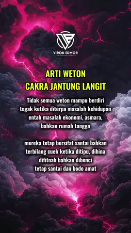 arti weton cakra jantung langit #wetonjawa #wetonkelahiran #primbonjawa 