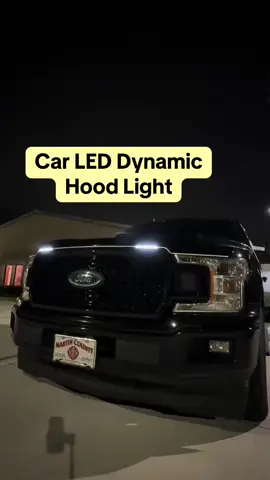 Car LED hood light. Dynamic scan start-up. #car #led #hoodlight #TikTokShopRestock 