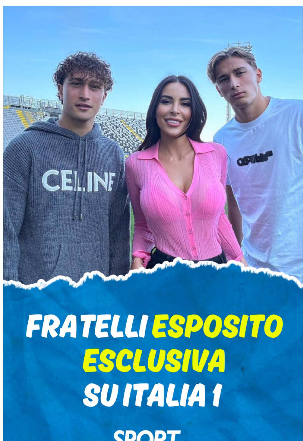 😍 Doppia intervista a Pio e Salvatore Esposito con la nostra @marialuisajacobelli_ 😏 Alle 13 su Italia 1 durante il Tg di SportMediaset ➖➖➖ #SportMediaset #Mediaset #marialuisajacobelli #esposito #pioesposito #salvatoreesposito #spezia #italia1
