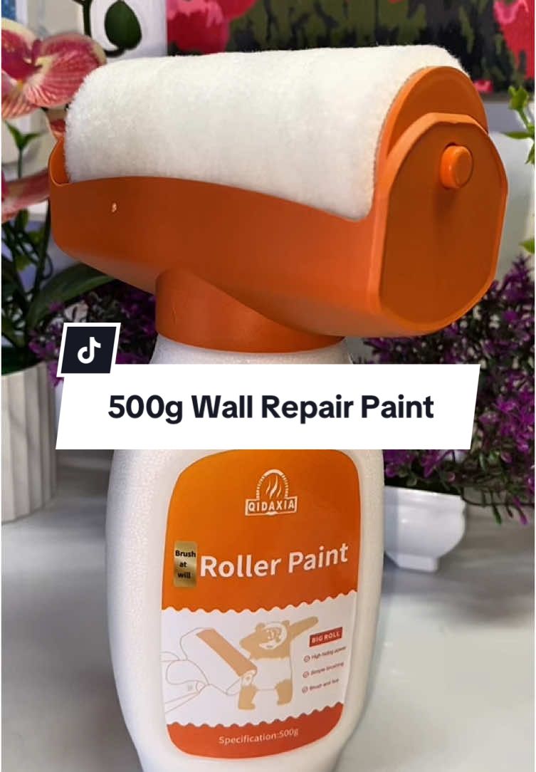 500g Roller Paint – the easy, eco-friendly way to repair your walls 🏠 #wallrepairpaint #paint #wallrepair #wallpaint #homeimprovement #DIY #EcoFriendly #homedecor #interiordesign #beforeandafter #easydiy #quickfix #cleanwalls #homehacks #diyprojects #homerenovation 
