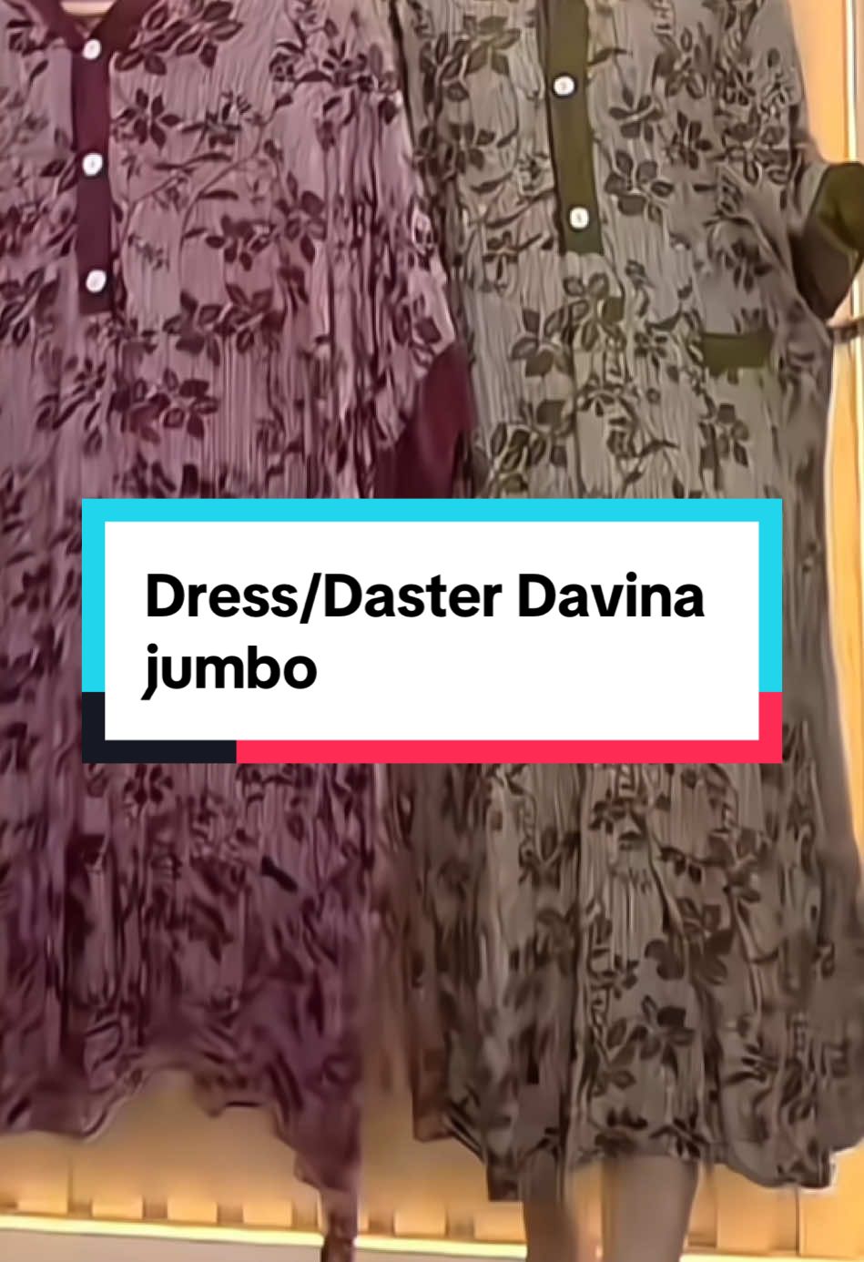 Dress/Daster Davina jumbo  #dasterkekinian #dasterrayon #dasterpremium #ftp #fyppppppppppppppppppppppp 