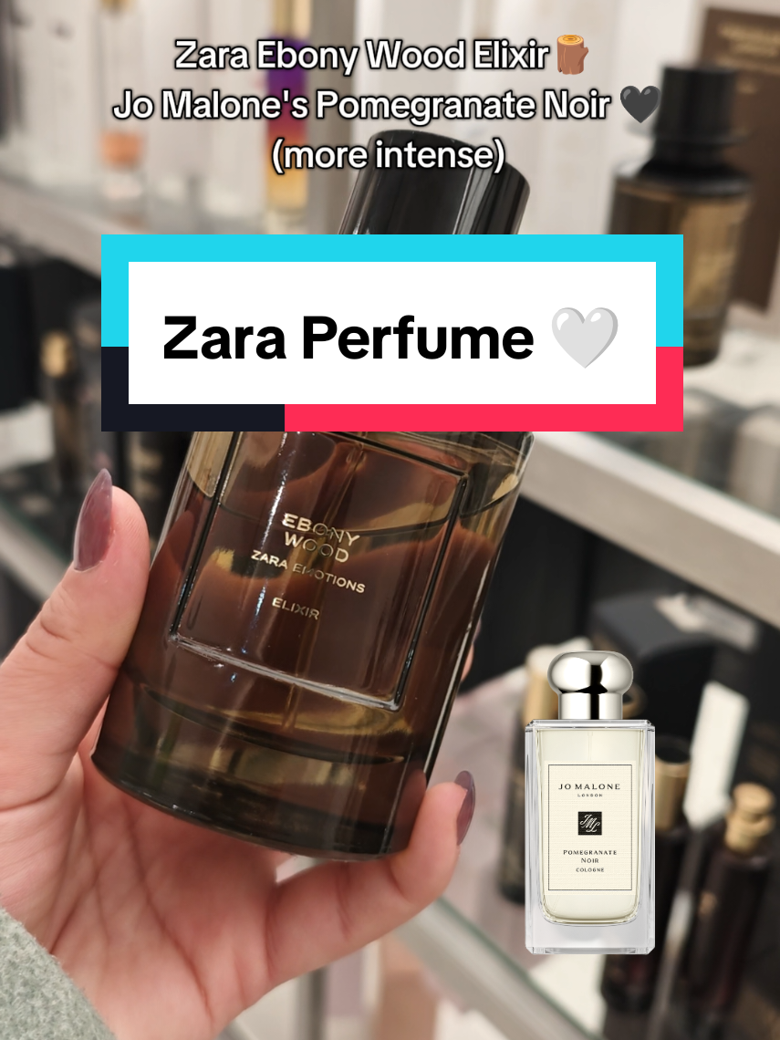 Tu pensais connaître Ebony Wood ? Attends de sentir Ebony Wood Elixir. Plus intense. Plus envoûtant. Plus addictif. C’est pas juste un dupe… c’est une vibe à part entière. Boisé, épicé, avec une touche de mocha — ça sent le luxe sombre. T’as testé ? Team love or too much ?@ZARA  #ebonywood #jomalonelondon #pomegranate  #zaraperfume  #zaraemotions #elixir #fyp #pourtoi #zara #zaraperfume #perfumetiktok #parfumviral #fragrancetok  #perfumetok  #parfumtiktok  #luxuryscent  #darkfeminine #zarafinds  #scentoftheday  #parfumdujour  #parfumviral  #perfumereview  #parfumpascher #tiktokparfum  #parfumaddict 