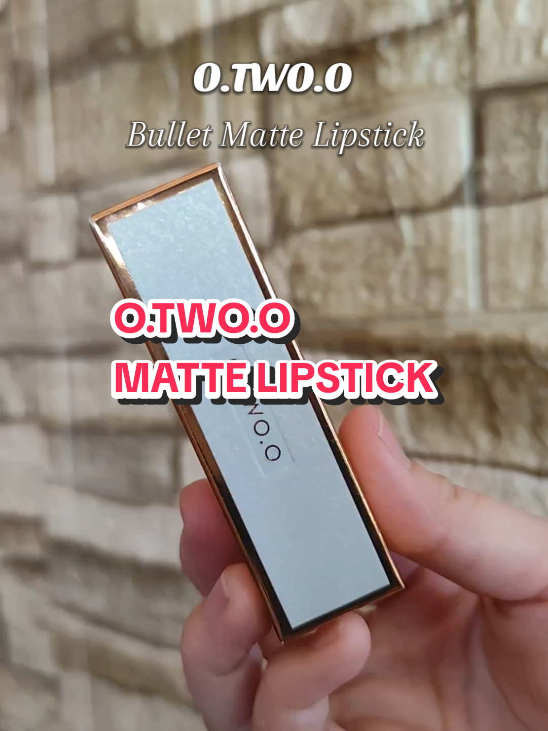 O.TWO.O Bullet Matte Lipstick! 😍  #otwoo #otwooproducts #otwoolipstick #trending #fyp #foryoupage #affiliatemarketing #affiliatetiktok #budolfinds 