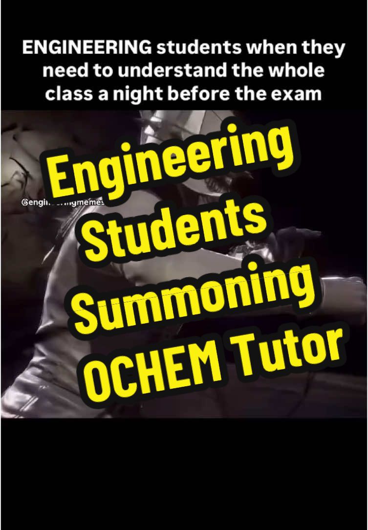 Is the Ochem Tutor the goat? #engineering #stem 