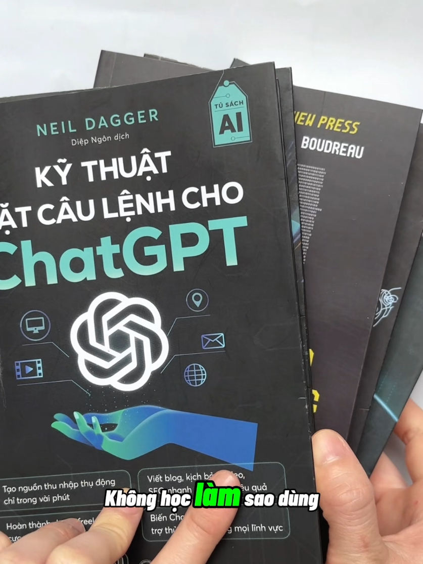 Bộ 5 cuốn sách AI và ChatGPT - Hướng dẫn từ cơ bản đến nâng cao! #Booktok2025  #BookTok  #1980booksreview  #AI  #ChatGPT 
