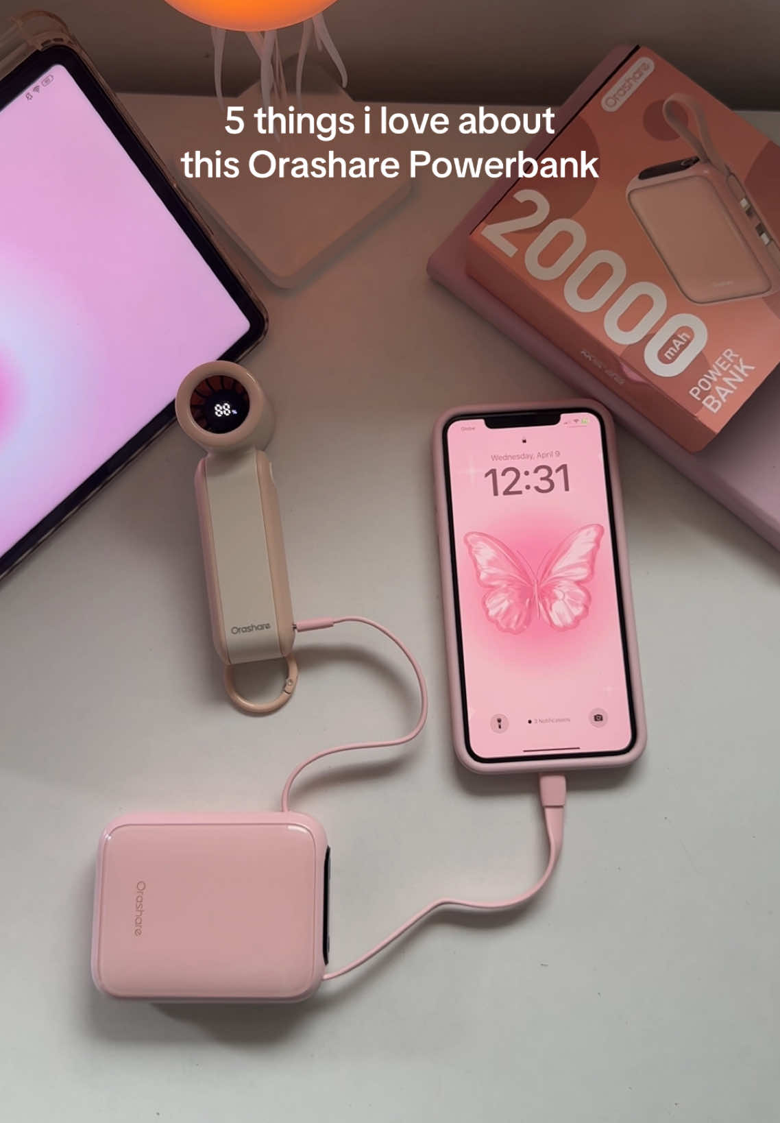 Super fast charge na mini powerbank from @Orashareph ⚡️ Orashare Super Brand Day will start on April 21st, with limited-time special offers for all products in the store, massive large coupons, and nightly benefits in the live broadcast room. Don't miss this shopping feast~ 💗 #orashare #orasharepowerbank #orasharesuperbrandday #minipowerbank #20000mah #20000mahpowerbank #fastcharge 