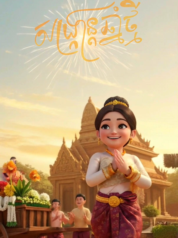 សួស្តី ចូលឆ្នាំថ្មី ❤ Happy khmer year 2025 to all Cambodian friends ❤️  #khmernewyear2025  #khmernewyear2025⚡  #khmernewyear  #khmerai 