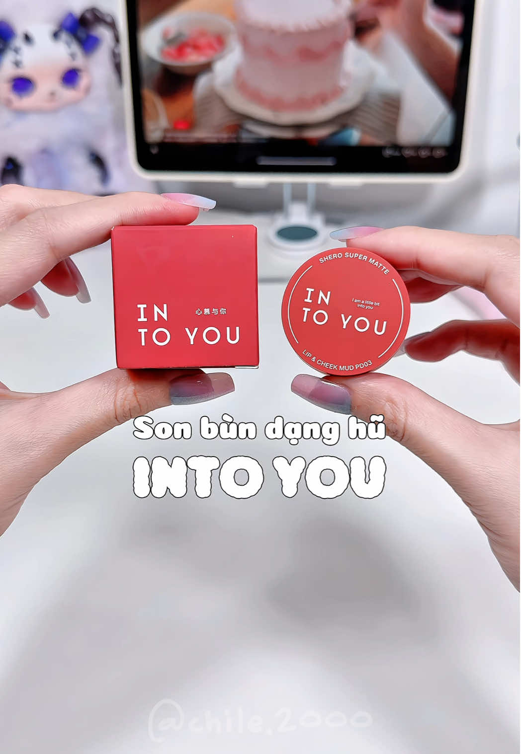 Son bùn INTO YOU dạng hũ xài lâu lắm lun. Vừa là son vừa là má hồng, xốp mịn che mờ vân môi #intoyou #lipmud #sonbun #sonbunintoyou #sonbundanghu #intoyoulipmud #review #reviewlamdep #goclamdep #unboxing #xuhuong #fyp #chichi2 