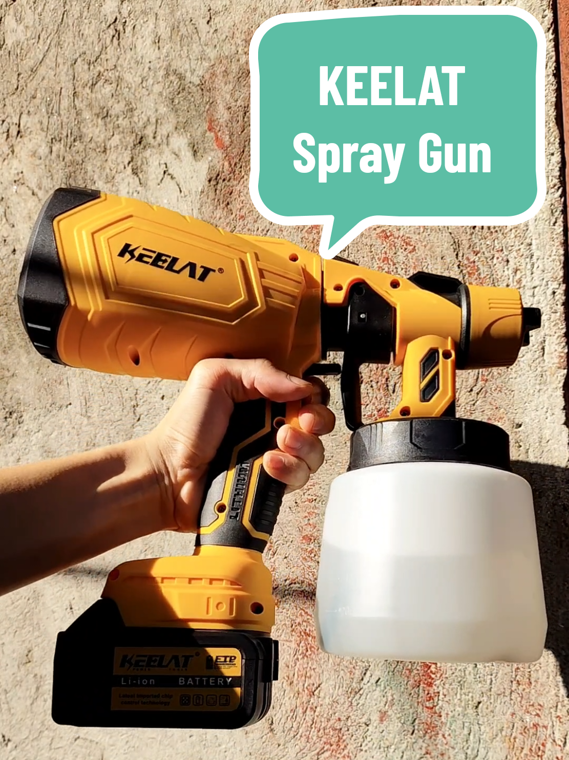 Cordless Spray Gun na mag papadali ng pag pipintura mo #keelat #electricsprayer #spraygun #electricpaintsprayer 
