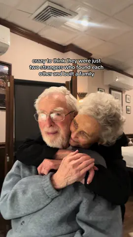 101 & 88 years old 🥹❤️ #grandparentsoftiktok #TrueLove #soulmate #hugging #kiss #growingold #oldcouple #familytree 