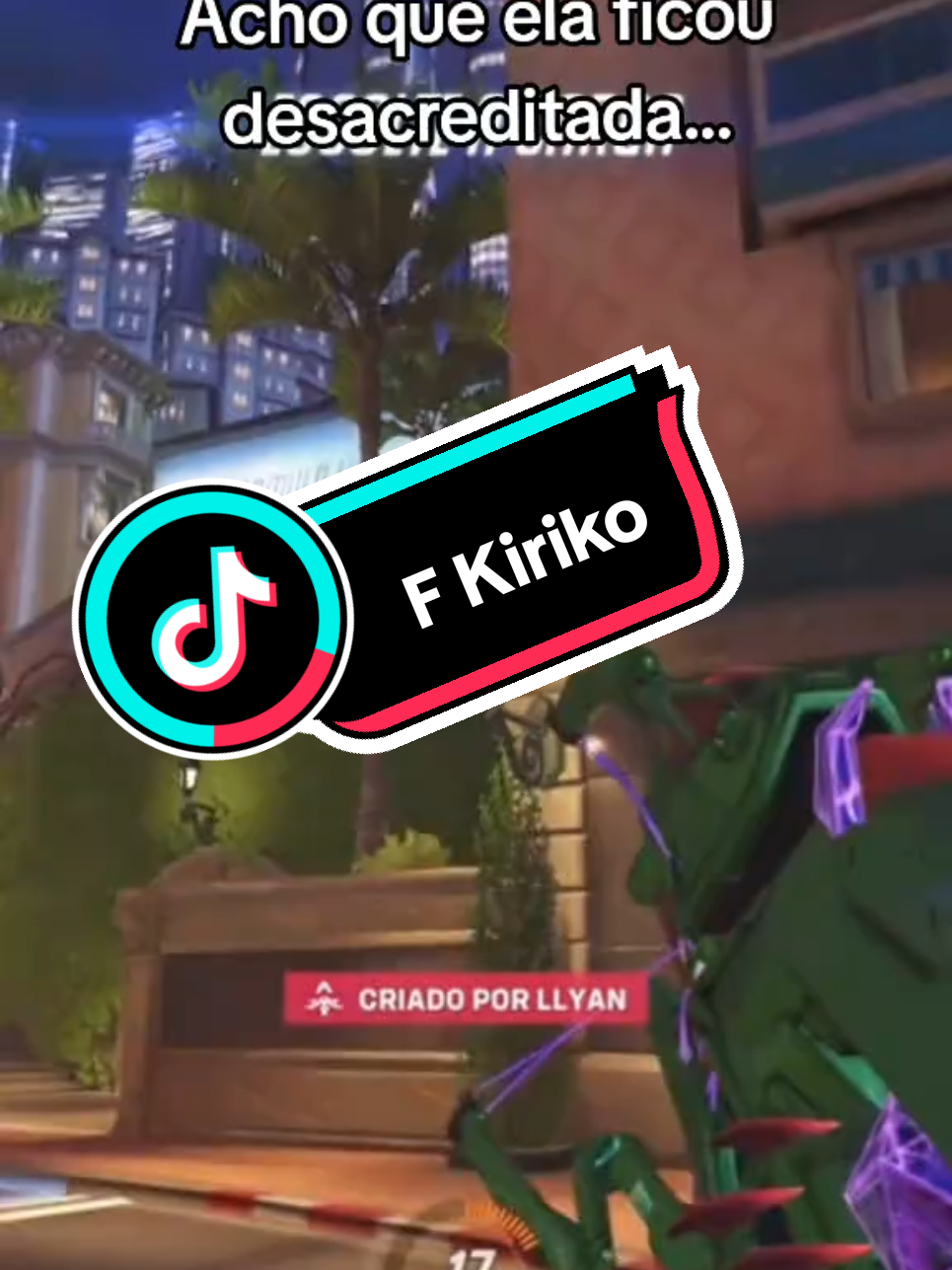 Ficou em choque. #fy #viral #ow #ow2 #overwatch #overwatch2 #widowmaker #kiriko 