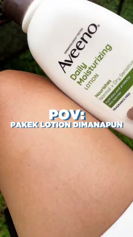 Kemanapun dan dimanapun gak akan skip pakai lotion, siapa nih yang kayak gini juga? #aveeno #fyp #fypage #fypppp #lotion #lotionviral #kulitlembap #bodycare #viraltiktok #bodycareviral #DailyRoutine #myroutine #travelling 