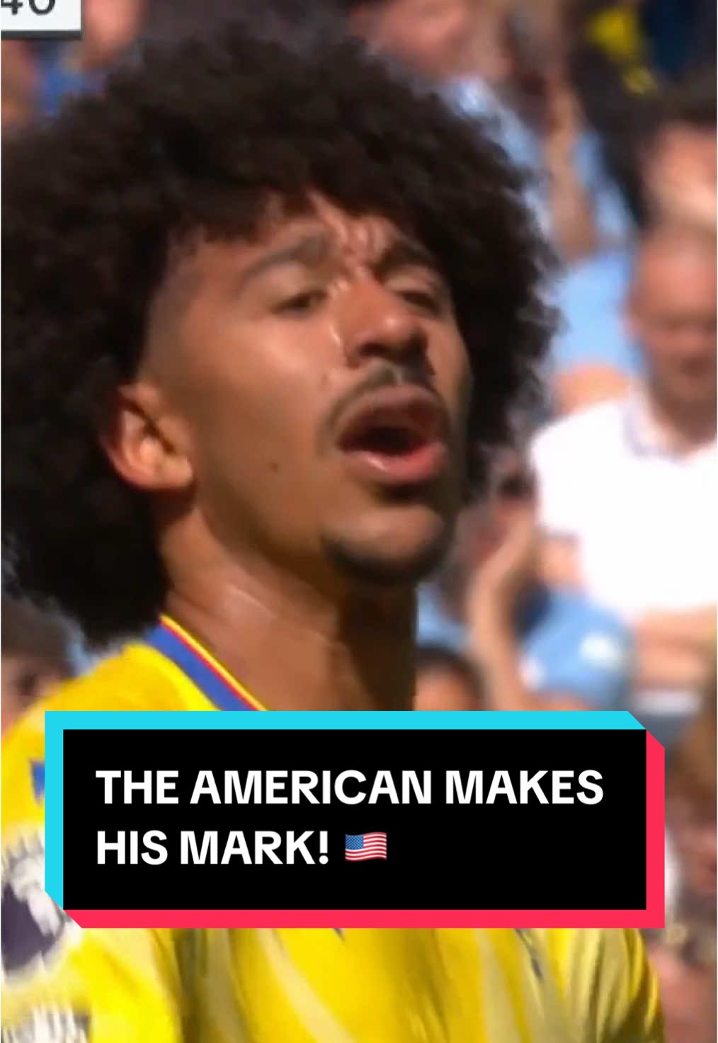 THE AMERICAN MAKES HIS MARK. 🇺🇸 Chris Richards gets a goal at the Etihad! #Soccer #PremierLeague #usa #usmnt 