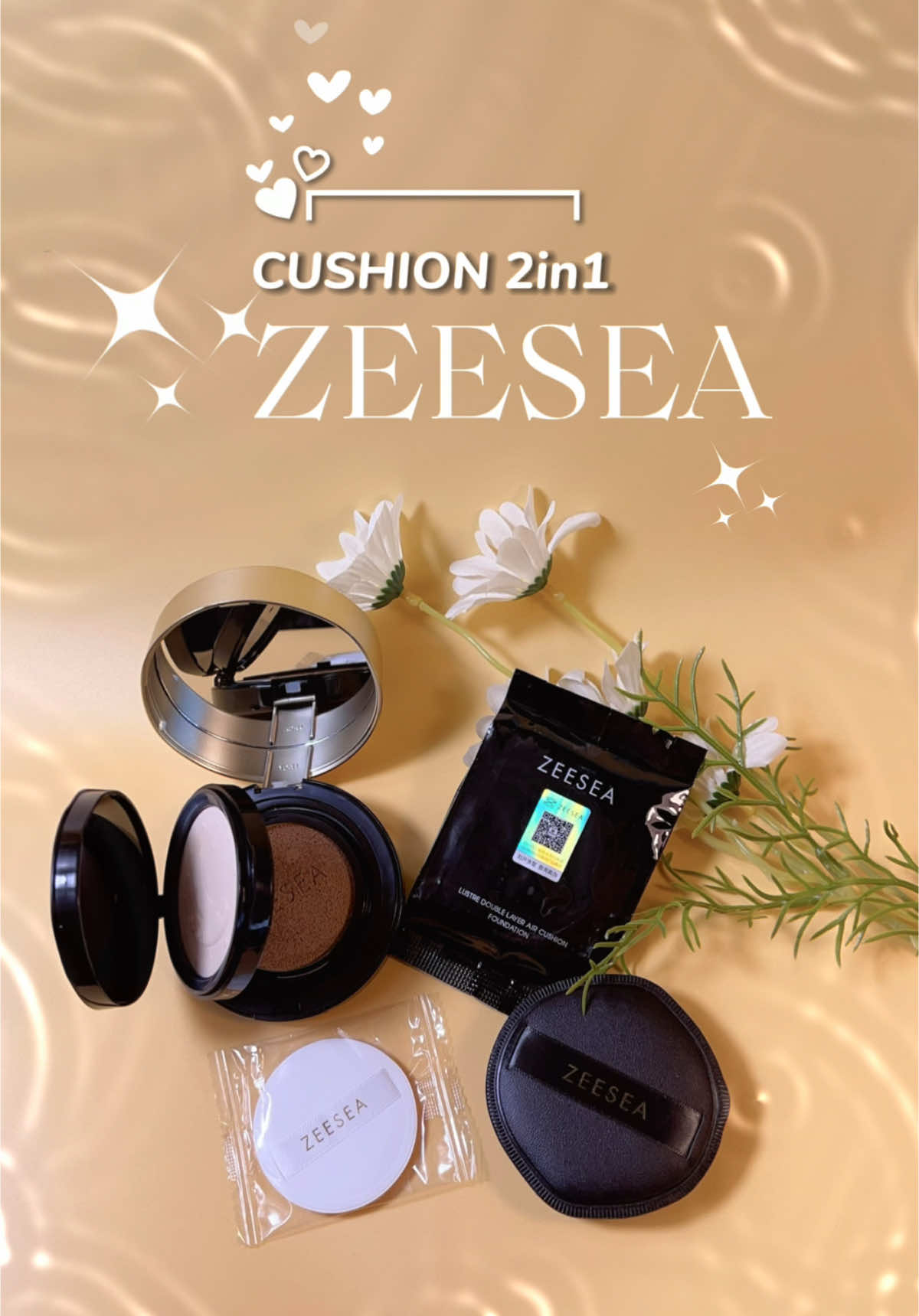 Mê xỉu cái em cushion này , tiện lợi vô cùng lun 🍃☘️ #cushion #phannuoc #zeesea #makeup #hangreview #unboxing #tiktokshop #xuhuong #tiktok 